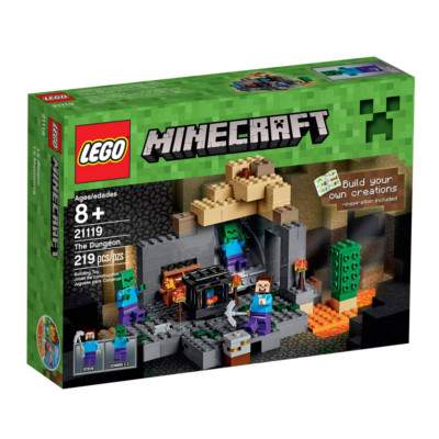 Temnita Minecraft, +8 ani, L21119, Lego