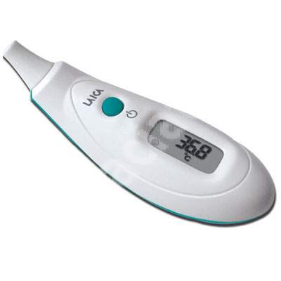 Termometru digital cu infrarosu pentru ureche, TH2002, Laica