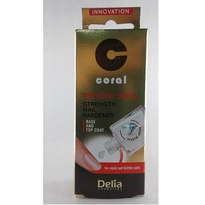 Tratament unghii Coral Diamond Shine, 11ml, Delia Cosmetics