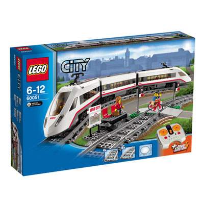 Tren cu pasageri de mare viteza City, 6-12 ani, L60051, Lego