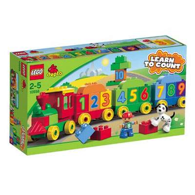 Trenul cu numere Duplo, 2-5 ani, L10558, Lego