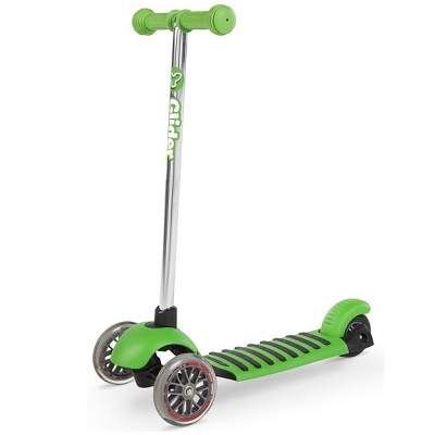 Trotineta Deluxe Verde Scooter, +3 ani, YGlider