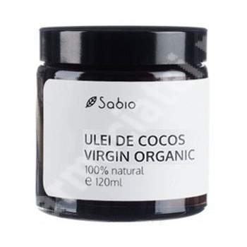 Ulei de cocos virgin organic, 120 ml, Sabio