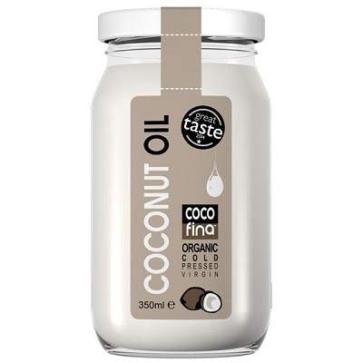 Ulei organic de nuca de cocos presat la rece, 350 ml, Cocofina