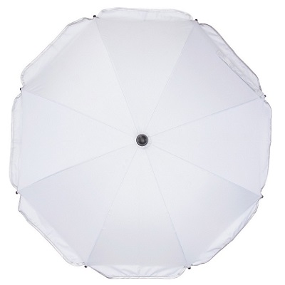 Umbrela cu protectie UV 50+ Argintie, 70cm, 67115037, Fillikid