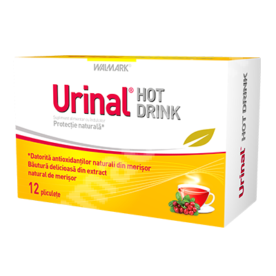 Urinal Hot Drink, 12 plicuri, Walmark