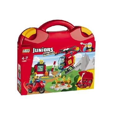 Valiza pompieri, 4-7 ani, L10685, Lego