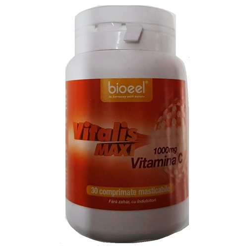 Vitamina C 1000mg Vitalis Maxi, 20 cps, Vitalia Pharma