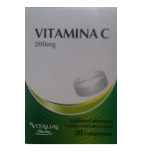 Vitamina C 200mg, 20 cps, Viva Pharma
