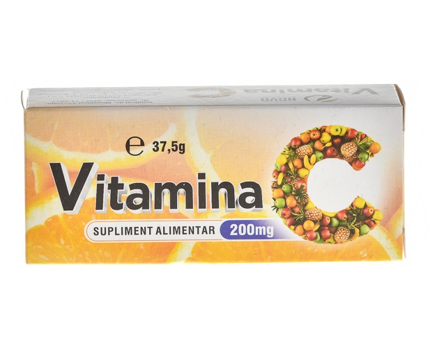 Vitamina C, 200mg, 50 comprimate, Adya