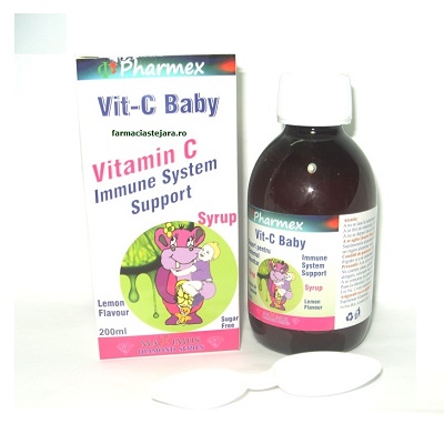 Vitamina C sirop Baby, 200ml, Pharmex