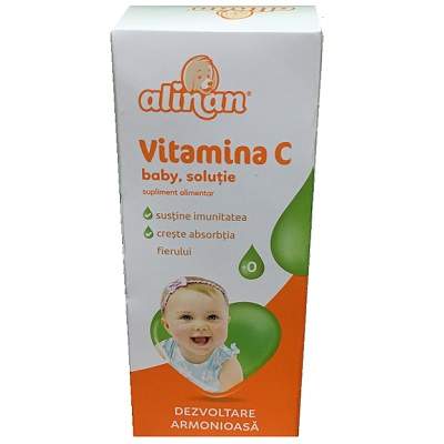 Vitamina C solutie, Alinan, 20 ml, Fiterman Pharma