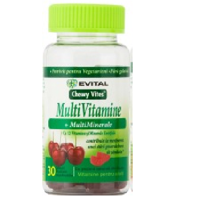 Vitamine tip jeleuri masticabile Multivitamine, 30 bucati, Chewy Vites