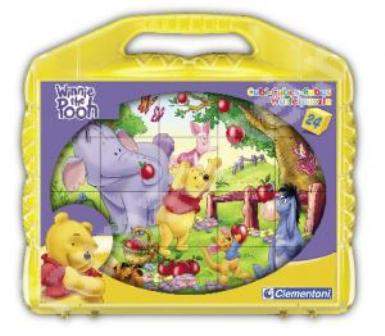 Puzzle Winnie the Pooh, 24 cuburi, CL42498, Clementoni