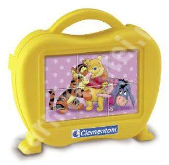 Puzzle Winnie the Pooh, 6 cuburi, CL40640, Clementoni