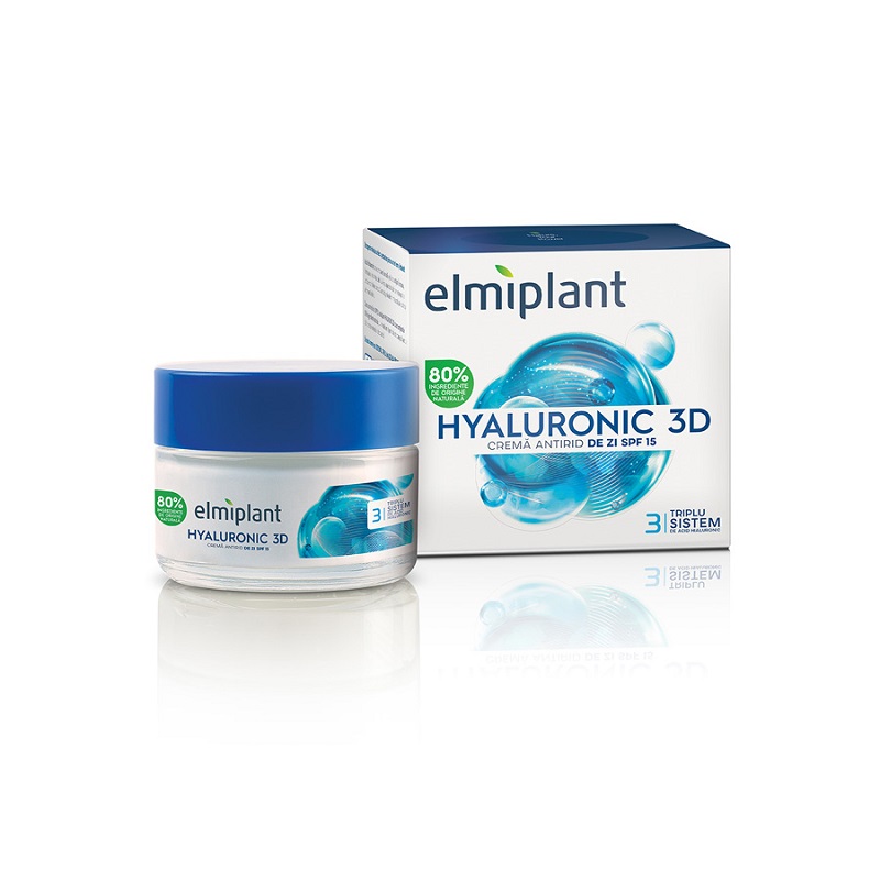 Crema de zi Elmiplant cu Acid Hyaluronic 50 ml