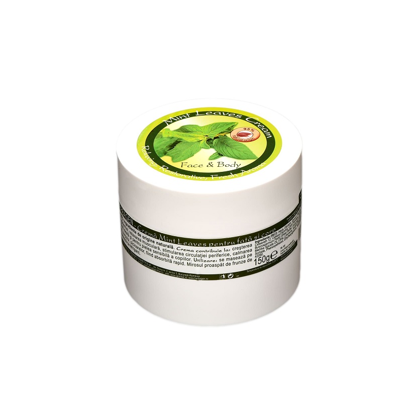 Crema de fata si corp, Mint Leaves, 150 ml, Herbagen