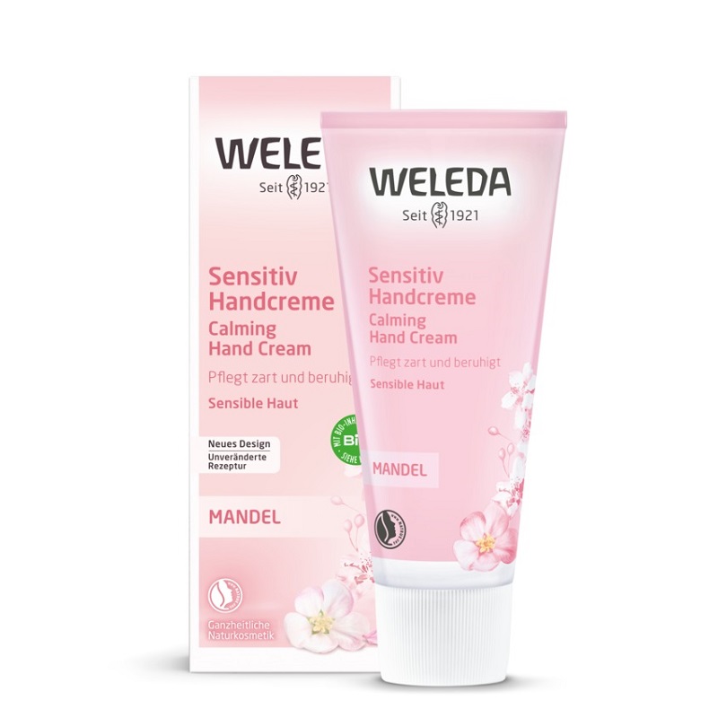 Crema de maini cu migdale pentru piele sensibila, 50 ml, Weleda