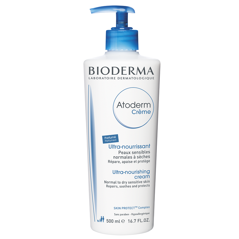 Crema hidratanta parfumata Atoderm, 500 ml, Bioderma