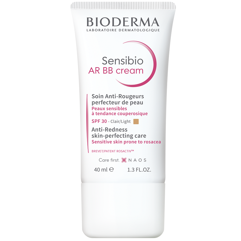 Crema anti-roseata Sensibio AR BB Cream, SPF 30, 40 ml, Bioderma