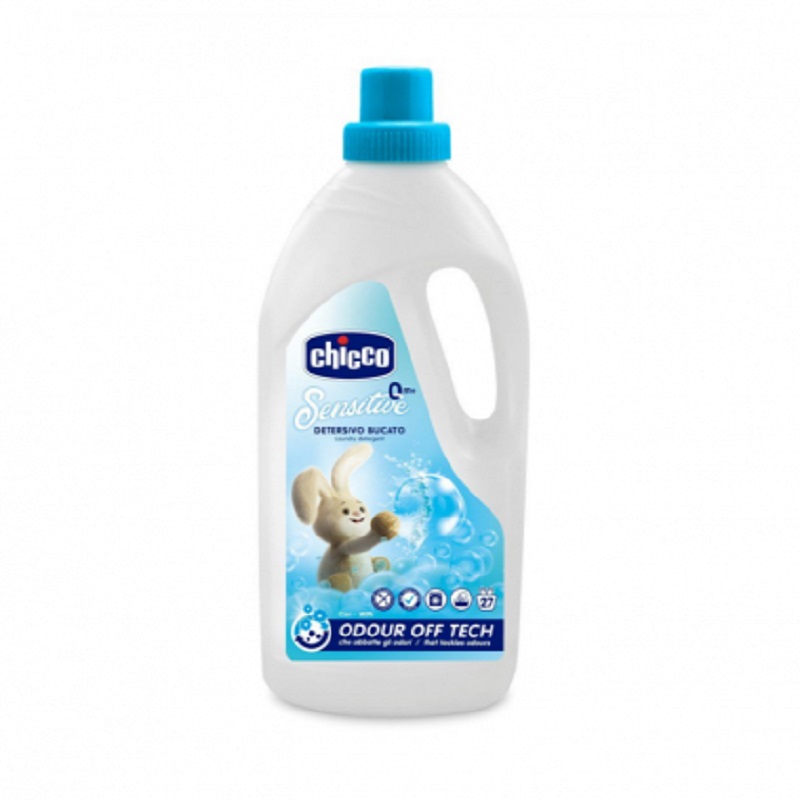 Detergent lichid hipoalergenic pentru haine, +0 luni, 1.5 L, Chicco