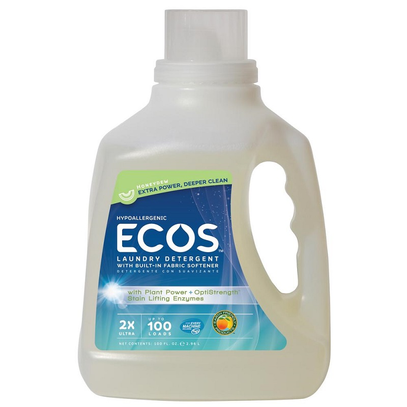 Detergent pentru rufe, enzime si pepene galben, 2960 ml, Ecos