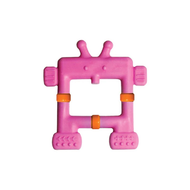 Jucarie dentitie Robot Pink, Innobaby