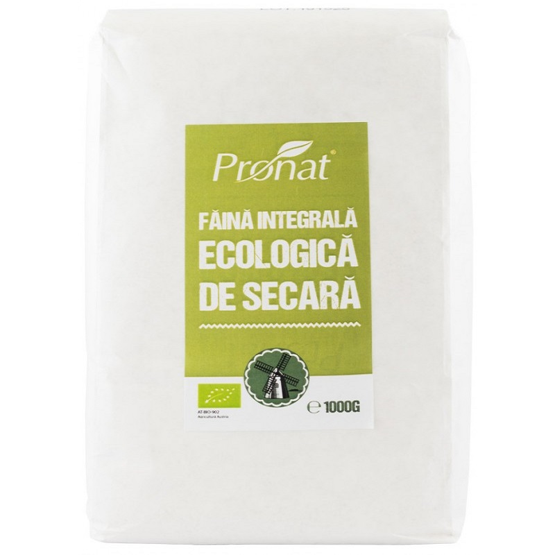 Faina integrala Bio de secara, 1 Kg, Pronat