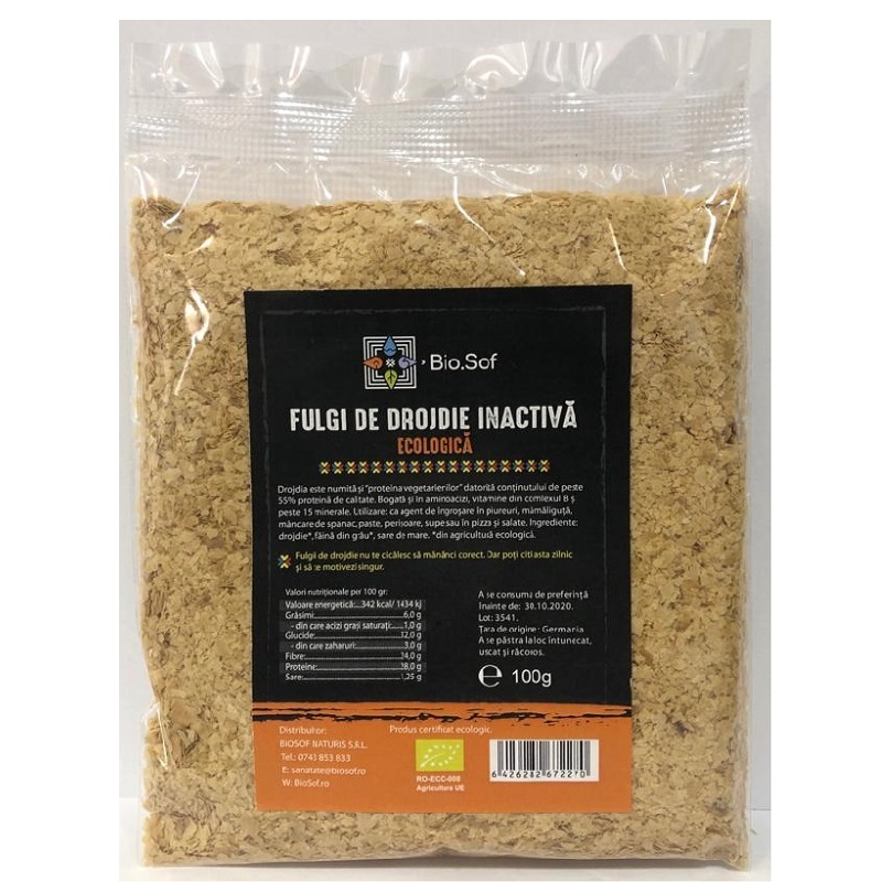 Agricultural stock relaxed Fulgi de drojdie inactiva, 100 gr, Biosof : Bebe Tei