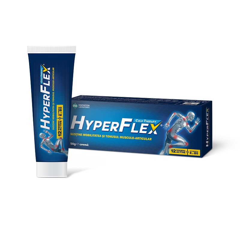 HyperFlex Cold Therapy Crema 50g, Innovation Laboratories - Pret 26,00 lei - INNOVACIONES DISRAS