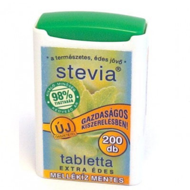 Indulcitor stevia extra dulce 200 tablete, Naturking