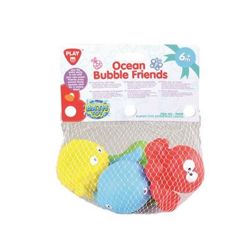 Jucarii de baie, Bubble Friends, 4 buc, Haberkorn