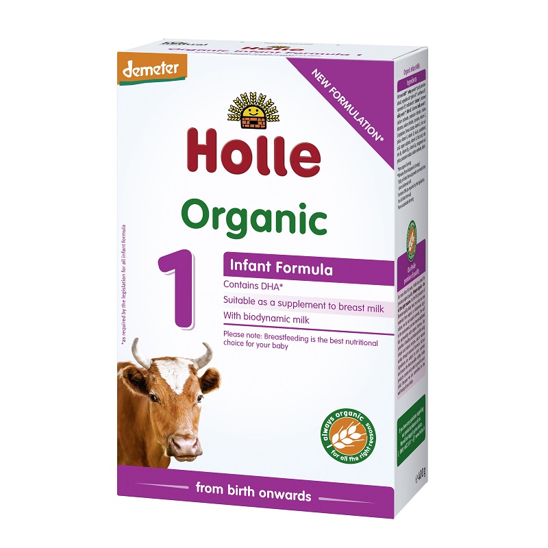 Lapte Formula 1 Organica +0 luni, 400 g, Holle Baby