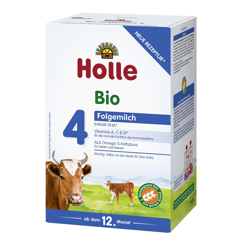 Formula de lapte praf Organic 4, +12 luni, 600 g, Holle Baby 