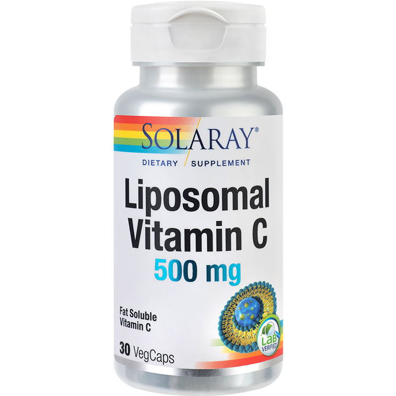 Liposomal Vitamina C 500 MG, 30 capsule, Solaray