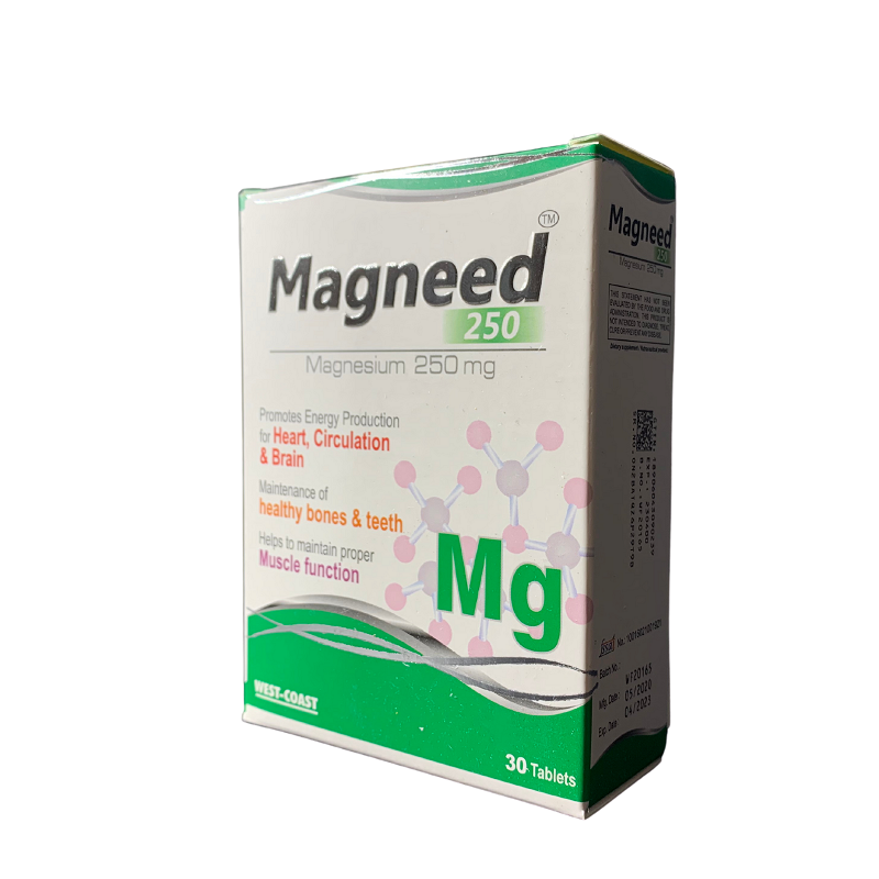 Magneed 250 mg, 30 tablete, 24 gr, West Coast, Esvida
