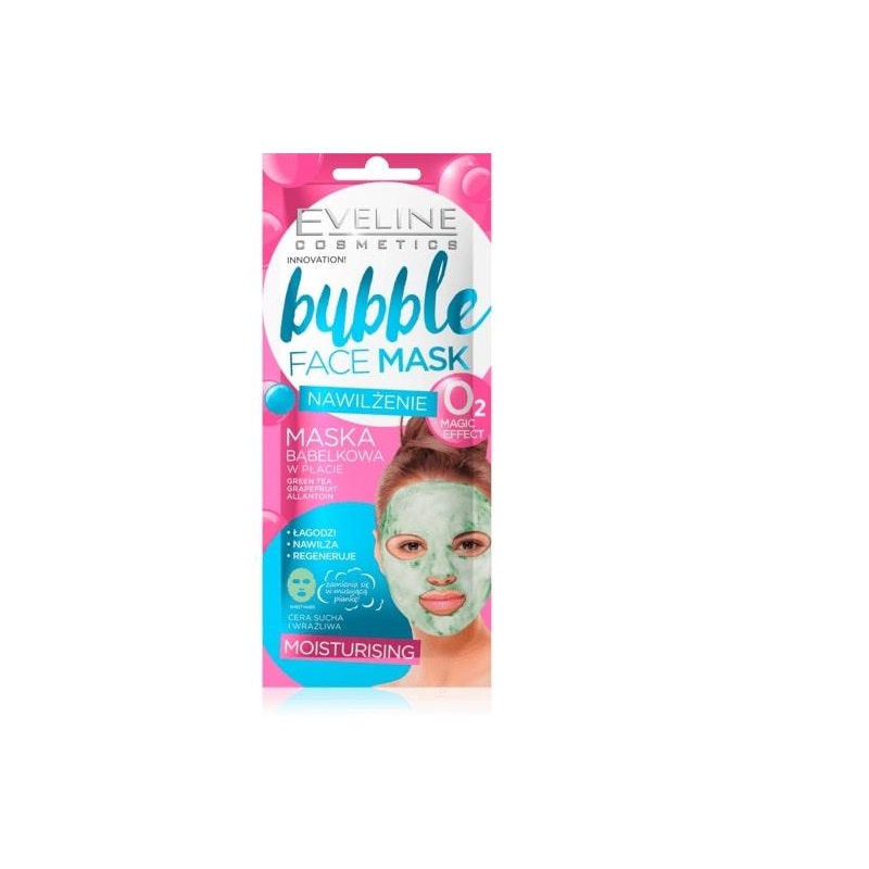 Masca de fata hidratanta Bubble, Eveline