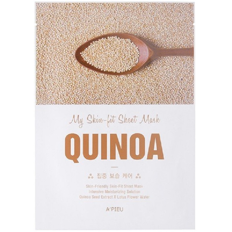 Masca facila skin-fit pentru hidratare cu extract de quinoa, 25 g, Apieu