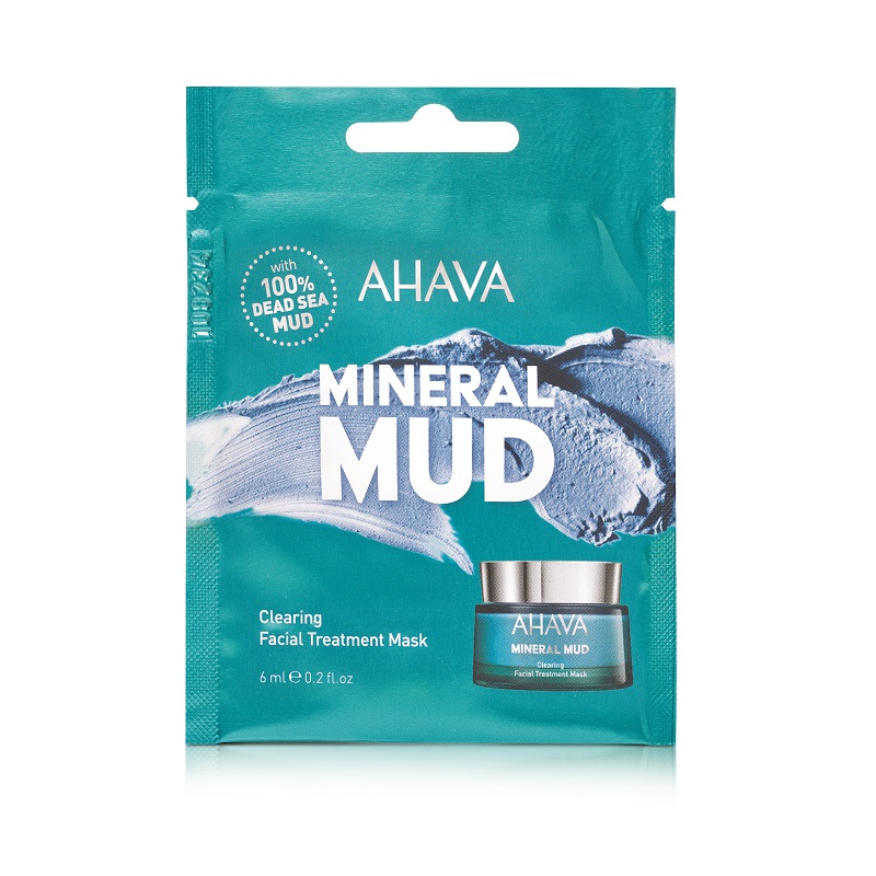 Masca pentru curatarea si detoxifierea tenului Mineral Mud, 6 ml, Ahava