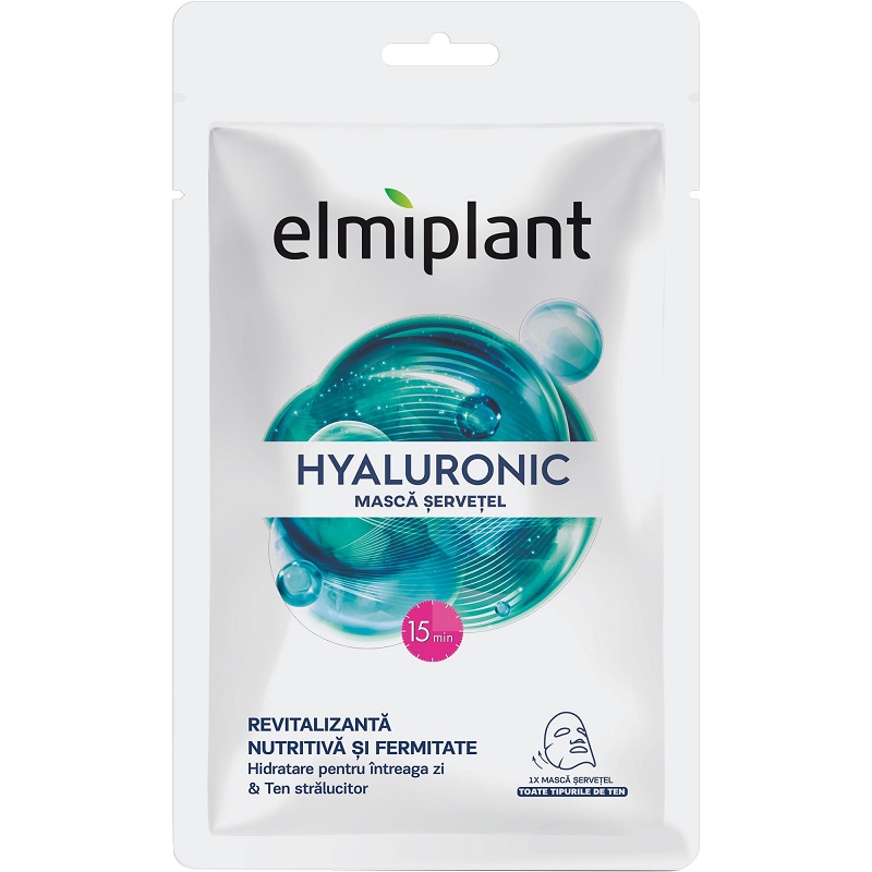 Masca servetel Hyaluronic, 20 ml, Elmiplant