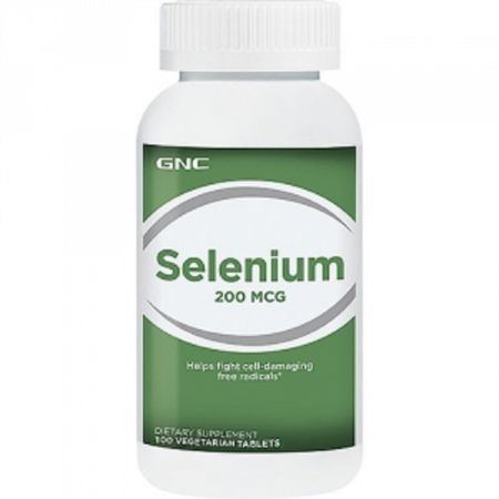 Selenium 200mg, 100 tablete, GNC