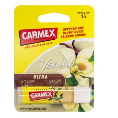 Balsam reparator pentru buze uscate cu vanilie, 4,25 gr, Carmex