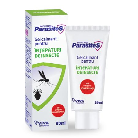 Gel calmant pentru intepaturi de insecte Parasites, 30 ml, Viva Pharma