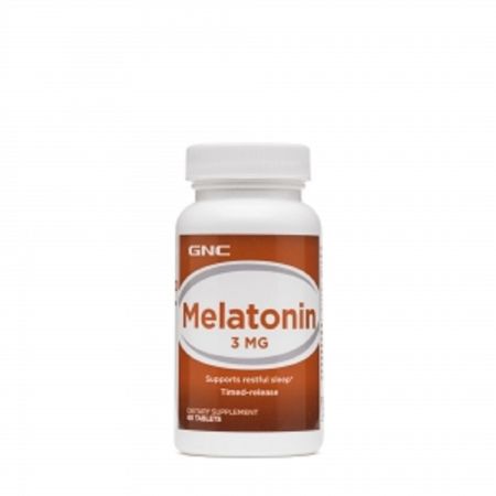 Melatonina, 3mg, 60 tablete, GNC