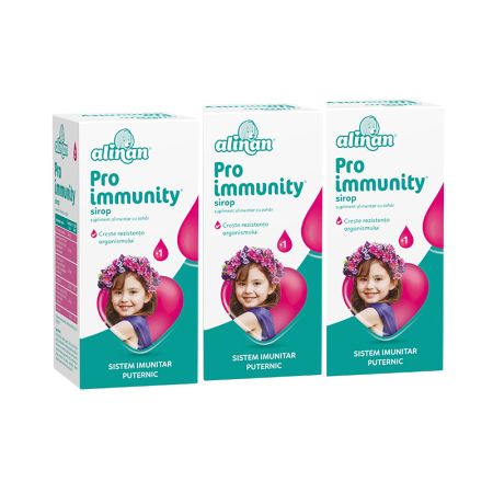 Pachet Alinan Sirop Pro Immunity 2+1, 150 ml, Fiterman Pharma