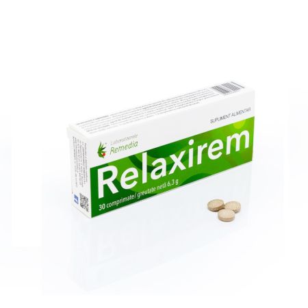 Relaxirem, 30 comprimate, Remedia