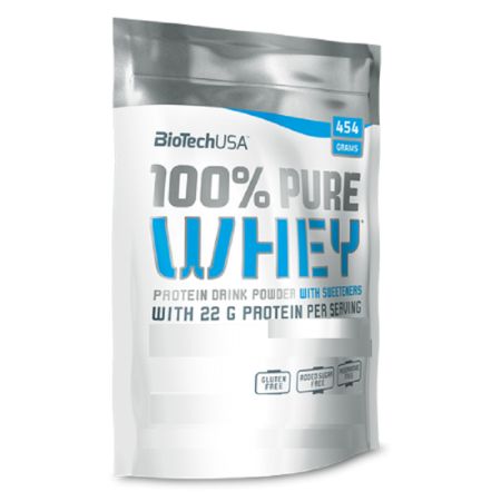 Pudra Proteica, 100% Pure Whey Cinnamon Roll, 454 gr, Biotech