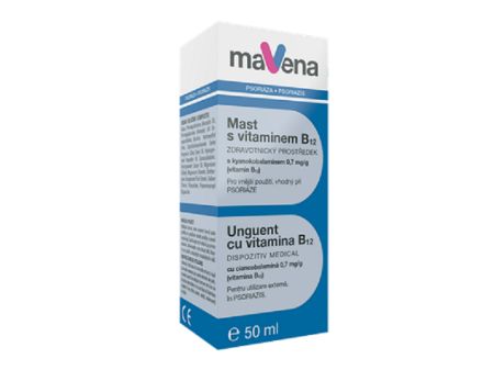 Unguent cu vitamina B12, 50 ml, Mavena