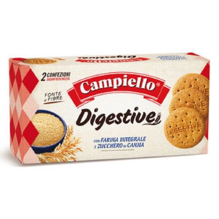 Biscuiti digestivi cu faina integrala, 380 g, Campiello