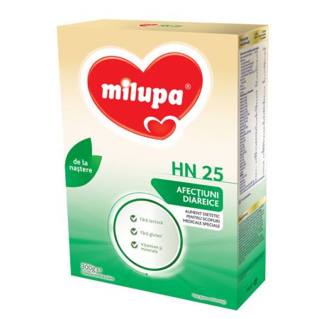 Formula speciala dietetica de lapte HN 25, 300 g, Milupa